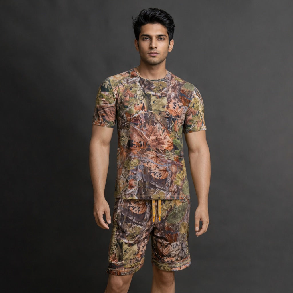 Autumn Blend Camo Evening Set